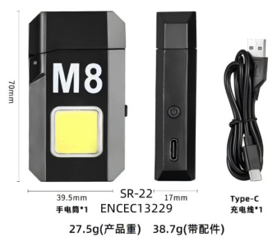 ENCENDEDOR LINTERNA USB SR-22-480