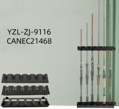 SOPORTE DE PARED PARA CANA PESCAR 33CM YZL-ZJ-9116
