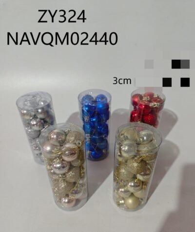 BOLAS NAV. 3CM 24PCS ZY324-240