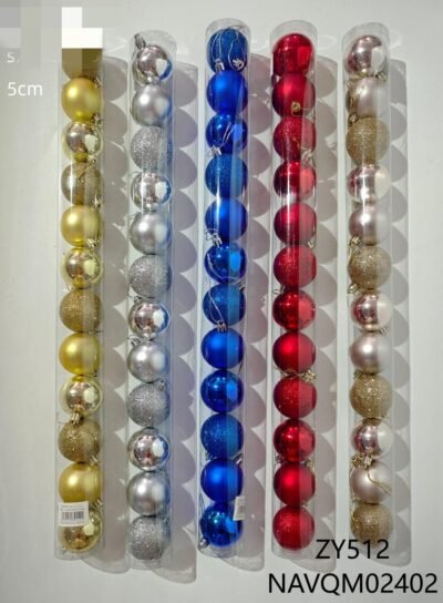 BOLAS NAV. 5CM 12PCS ZY512-120