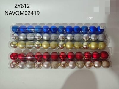 BOLAS NAV. 6CM 12PCS ZY612-60