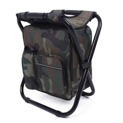 SILLA PLEGANBLE CAMUFLA CON BOLSO 31*35*42CM  HX-02