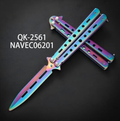 NAVAJA MARIPOSA DE PRACTICA COLOR QK-2561-240