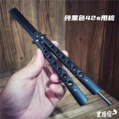 NAVAJA MARIPOSA PEINE NEGRO QK-2571-240